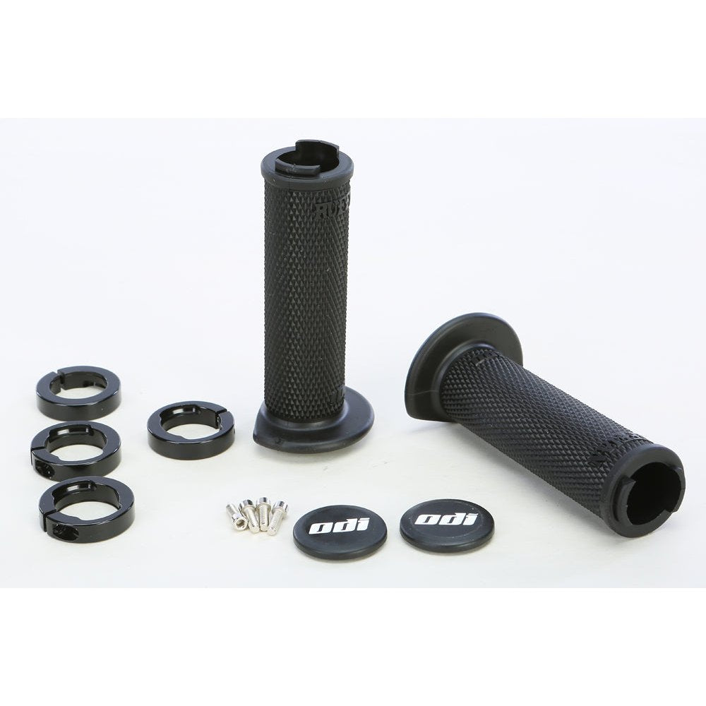 Atv Ruffian Lockon Grip 120mm Black/Black