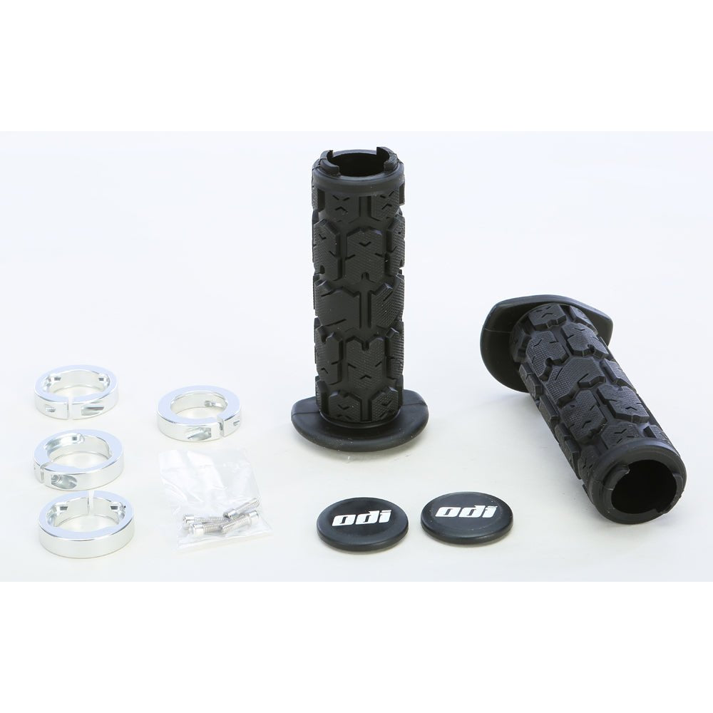 Atv Rogue Lockon Grip 120mm Black/Silver