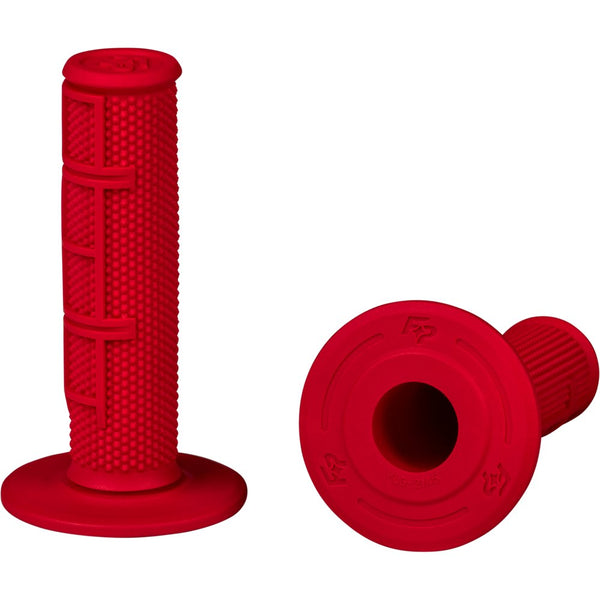 Fire Power Control Mx Standard Grips Red Half Waffle
