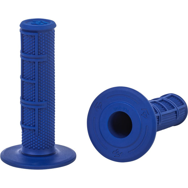 Fire Power Control Mx Standard Grips Blue Half Waffle