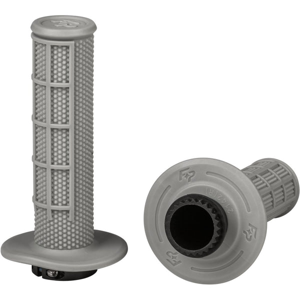 Fire Power Control Mx Lock On Grips Light Grey (Soft) Half Waffle