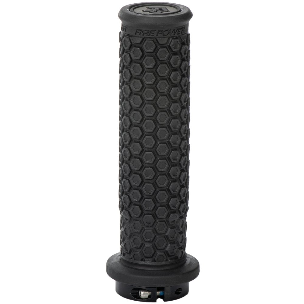 Control Mx Lock On Grips Black No Waffle