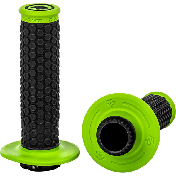 Fire Power Pilot Mx Lock On Grips Green