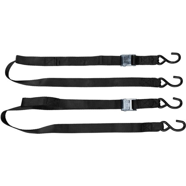 Fire Power 1.5" X 6' Tie Down Soft Tie Black 2/Pk