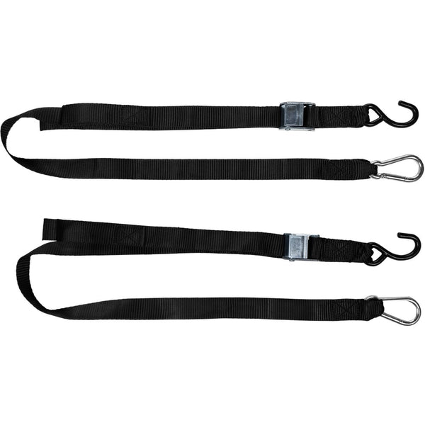 Fire Power 1.5" X 6' Tie Down Black 2/Pk