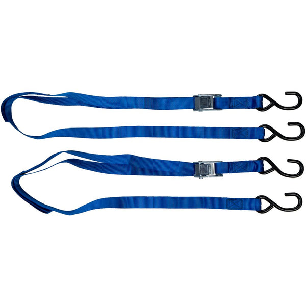 Fire Power 1" X 6' Tie Down Soft Tie Blue 2/Pk