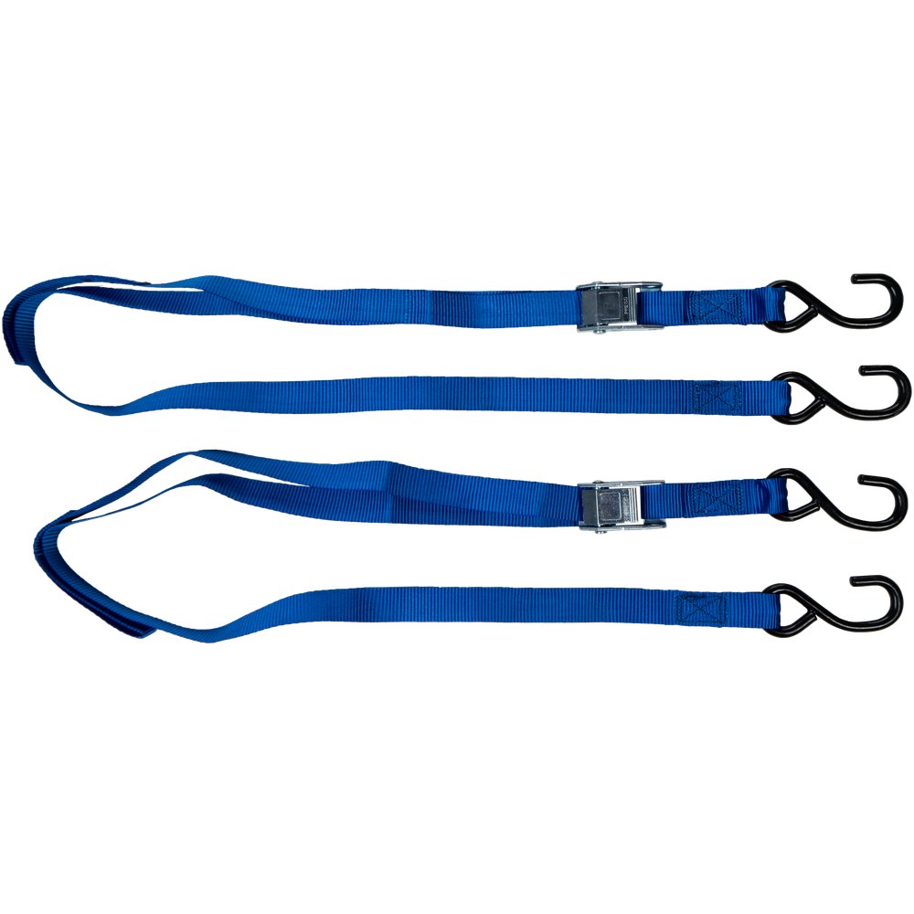 1" X 6' Tie Down Soft Tie Blue 2/Pk