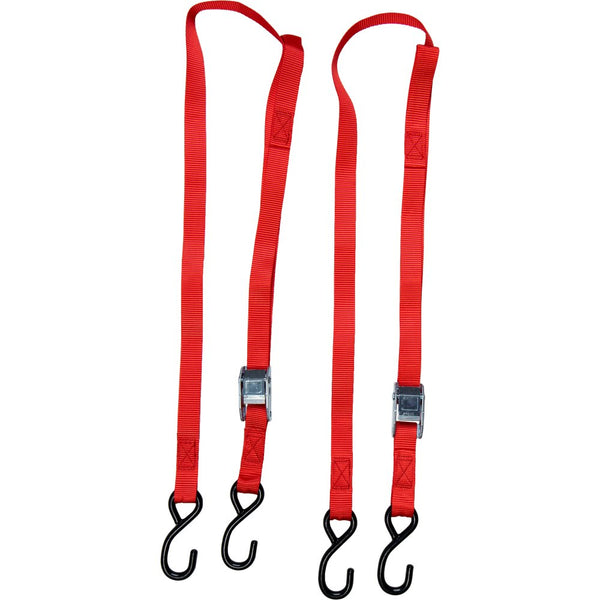 Fire Power 1" X 6' Tie Down Soft Tie Red 2/Pk