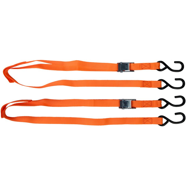 Fire Power 1" X 6' Tie Down Soft Tie Orange 2/Pk