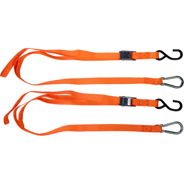 Fire Power 1" X 6' Tie Down Orange 2/Pk