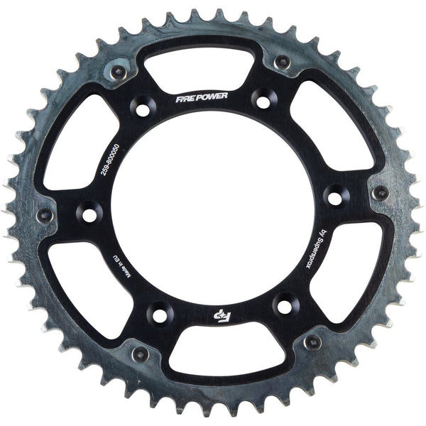 Fire Power Rear Sprocket Hybrid 50t Blk/Sil
