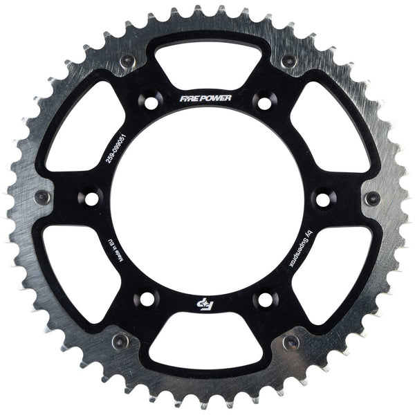 Fire Power Rear Sprocket Hybrid 51t Blk/Sil