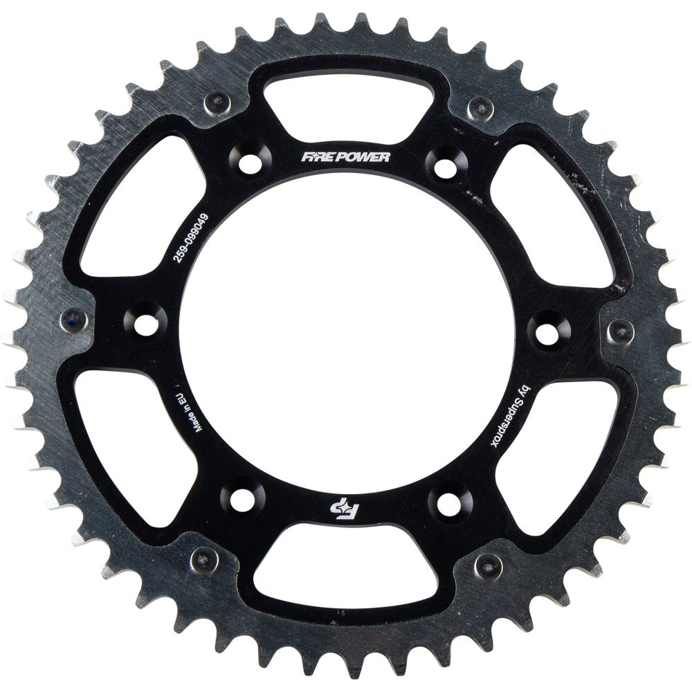 Rear Sprocket Hybrid 49t Blk/Sil