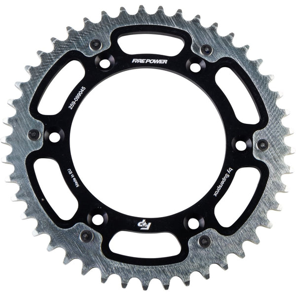 Fire Power Rear Sprocket Hybrid 45t Blk/Sil