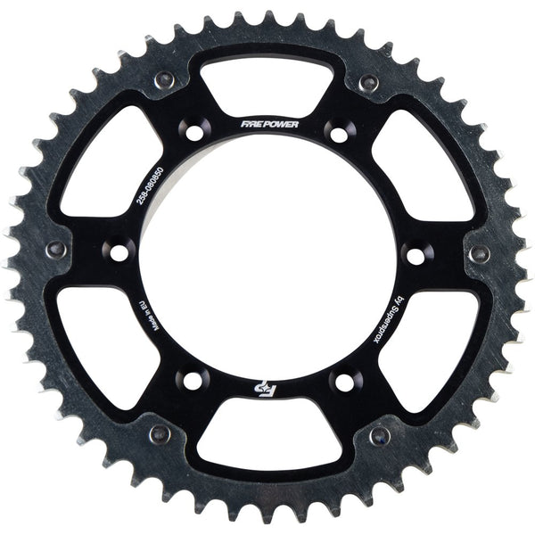 Fire Power Rear Sprocket Hybrid 50t Blk/Sil
