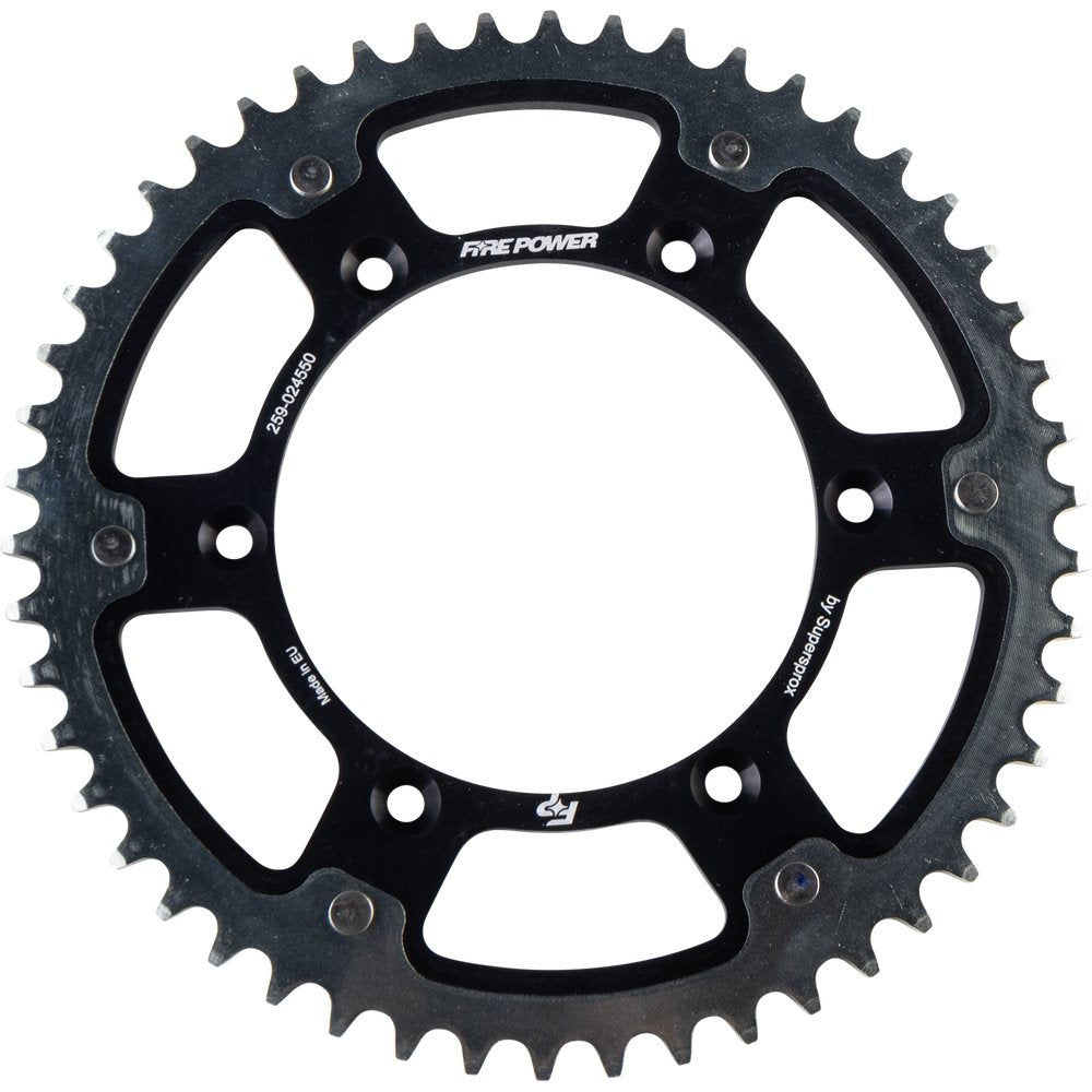Rear Sprocket Hybrid 50t Blk/Sil
