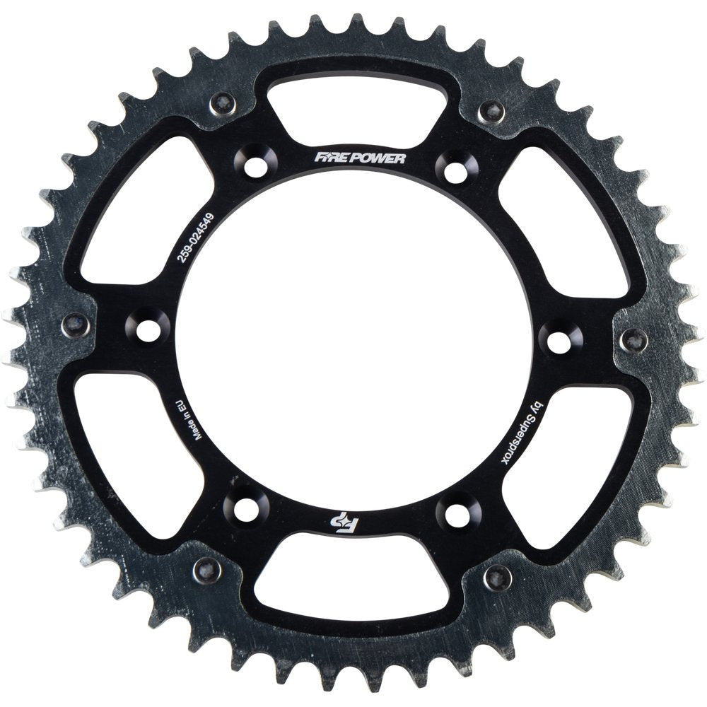 Rear Sprocket Hybrid 49t Blk/Sil