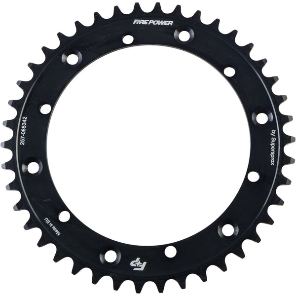 Fire Power Rear Sprocket Steel 42t Blk