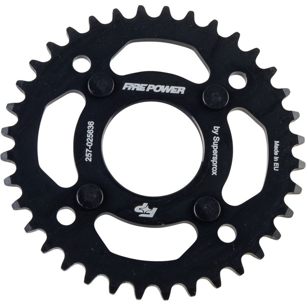 Fire Power Rear Sprocket Steel 36t Blk