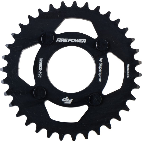 Fire Power Rear Sprocket Steel 35t Blk