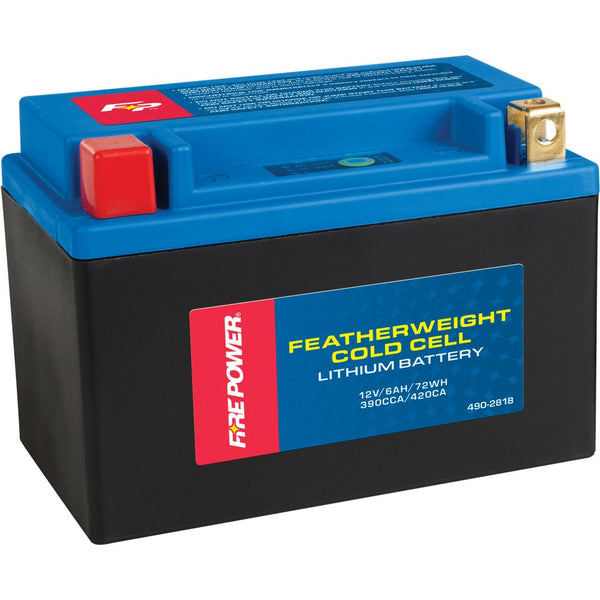 Fire Power Coldweather Lithium Battery 390 Cca Hjtx20ch Fp B C