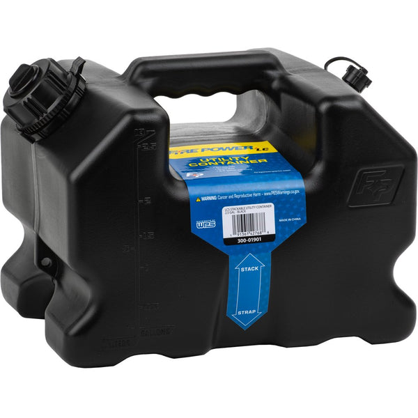 Fire Power Lcs Stackable Container 2.5 Gal Black