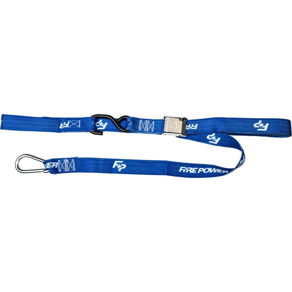 Fire Power 1.5" Tie Down Soft Tie Blue 2/Pk