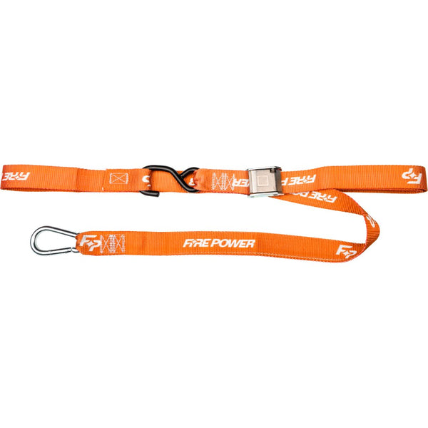 Fire Power 1.5" Tie Down Soft Tie Orange 2/Pk