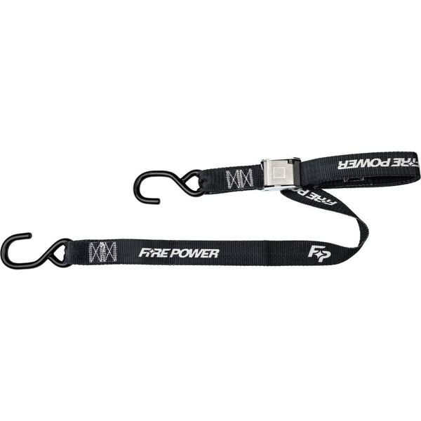Fire Power 1.5" Tie Down Black 2/Pk