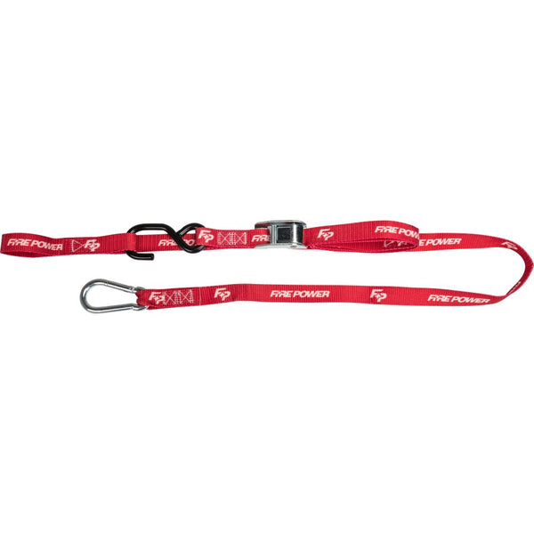 Fire Power 1" Tie Down Soft Tie Red 2/Pk