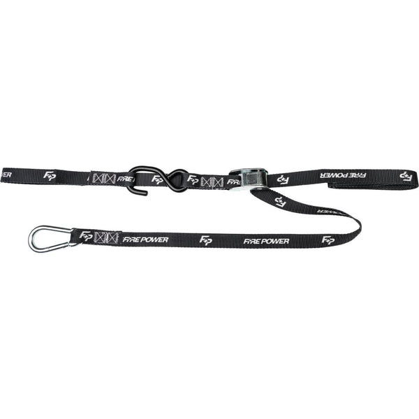 Fire Power 1" Tie Down Soft Tie Black 2/Pk