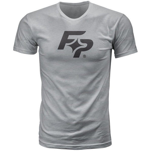 Fire Power Tee Grey Heather Lg