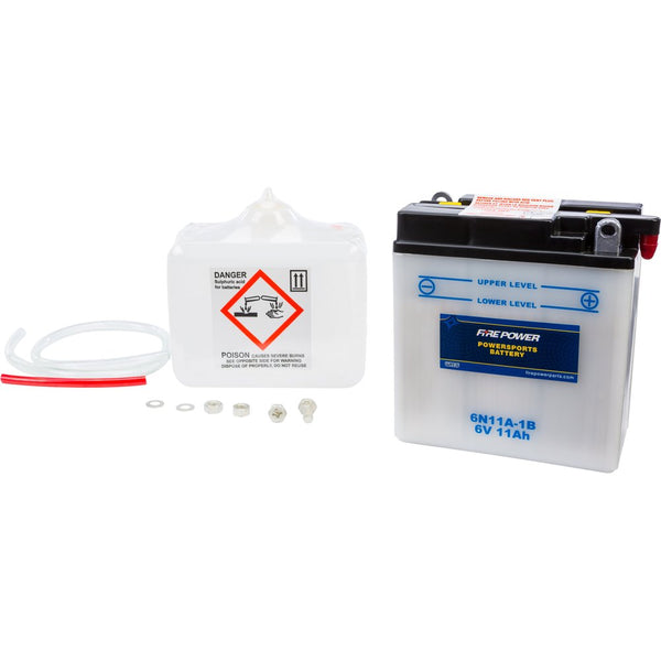 Fire Power Battery W/Acid 6n11a 1b 6v