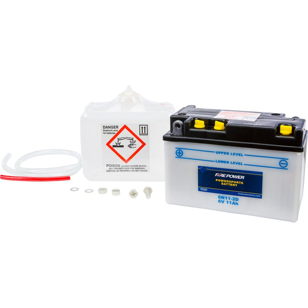 Fire Power Battery W/Acid 6n11 2d 6v