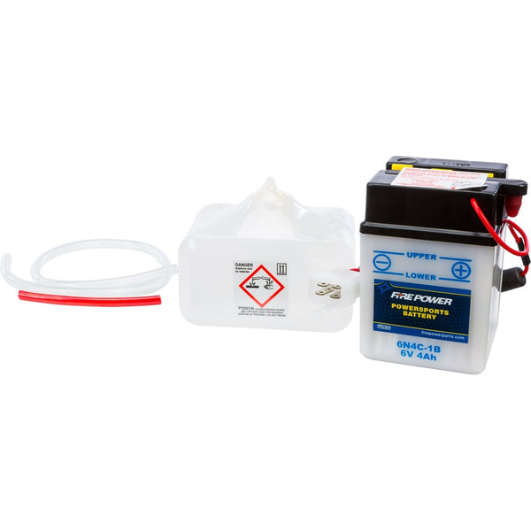 Fire Power Battery W/Acid 6n4c 1b 6v