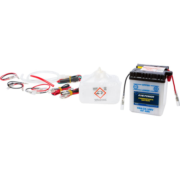 Fire Power Battery W/Acid 6n4 2a Unv 6v