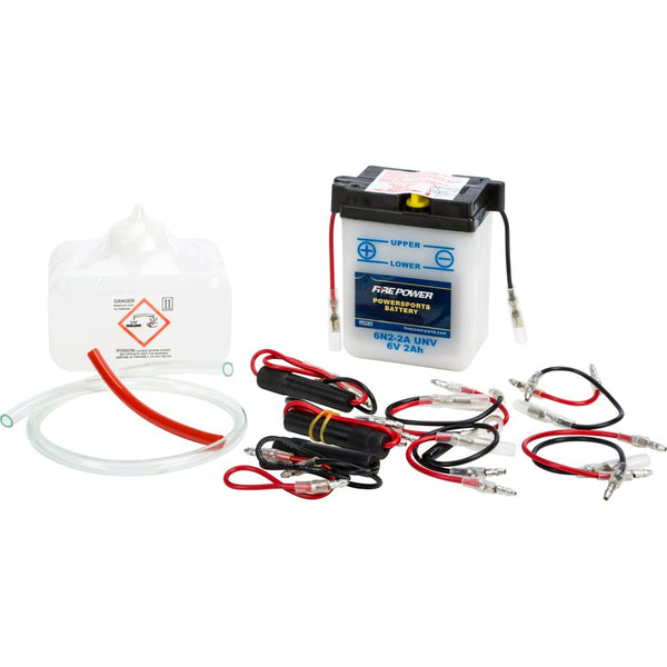 Fire Power Battery W/Acid 6n2 2a Unv 6v