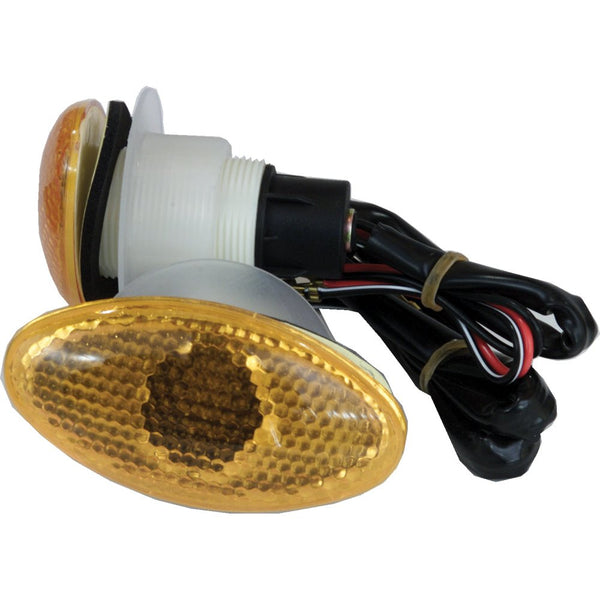 Fire Power Cat Eye Side Marker Light Set Amber