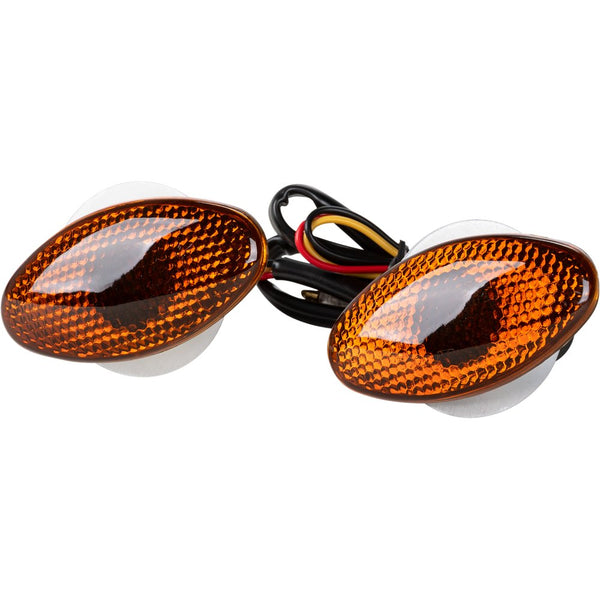 Fire Power Cat Eye Side Marker Light Set Smoke