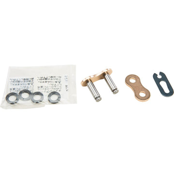 X Ring Clip Master Link 520 Gold