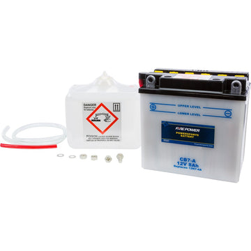Battery W/Acid Cb7 A 12v Heavy Duty