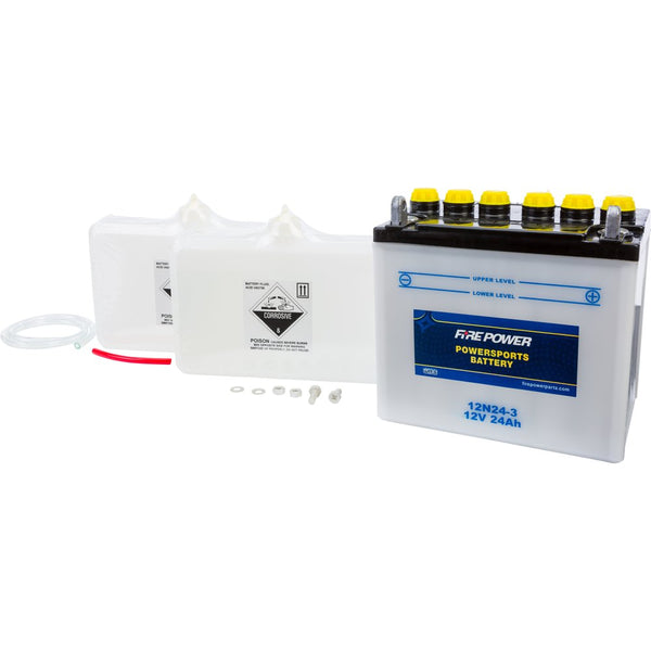 Fire Power Battery W/Acid 12n24 3 12v
