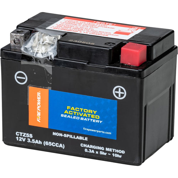 Fire Power Battery Ctz5s Sealed Factory Activated
