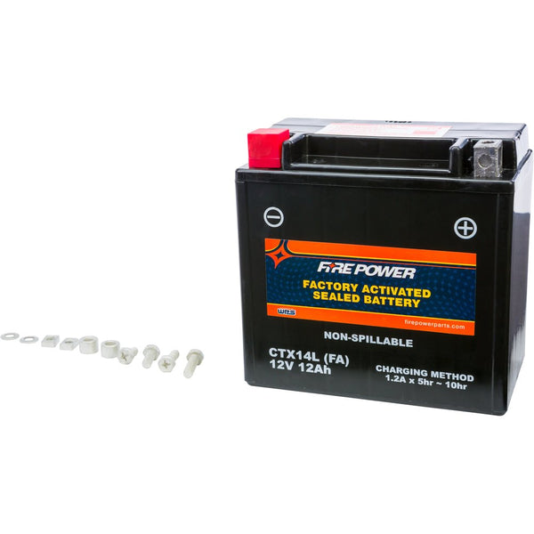Fire Power Battery Ctx14l Sealed Factory Activated