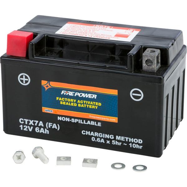 Fire Power Battery Ctx7a Sealed Factory Activated