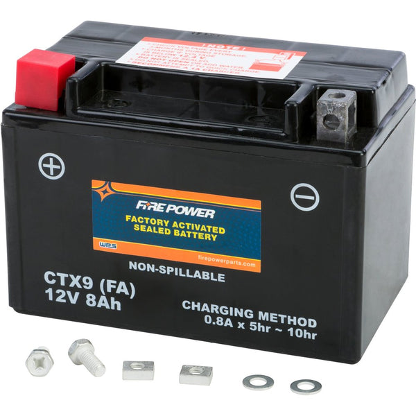 Fire Power Battery Ctx9 Sealed Factory Activated