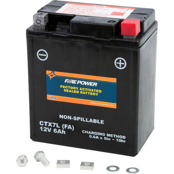 Fire Power Battery Ctx7l Sealed Factory Activated