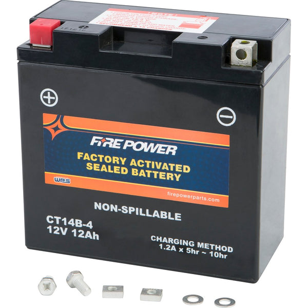 Fire Power Battery Ct14b 4 Ct14b Sealed Factory Activated