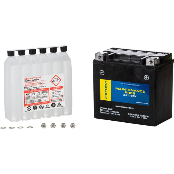 Fire Power Battery Ctx14l Bs Ft Maintenance Free