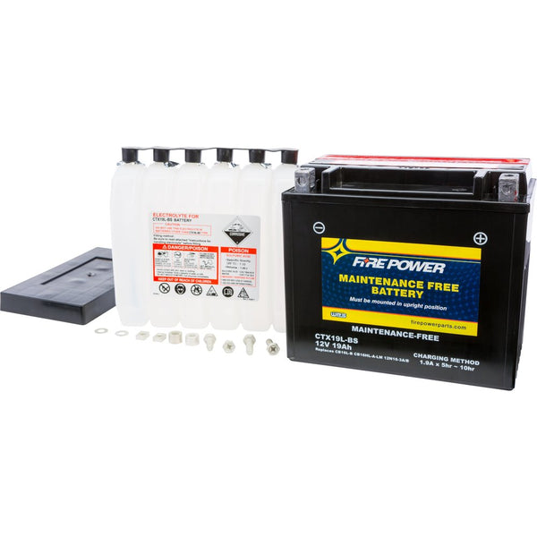Fire Power Battery Ctx19l Bs Maintenance Free